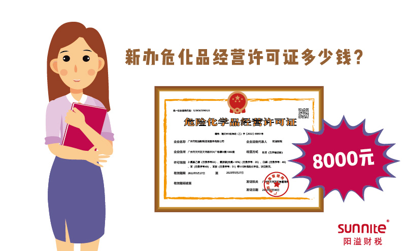 新辦?；方?jīng)營許可證多少錢?
