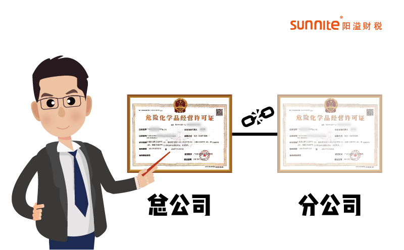 分公司可以辦危險化學品經(jīng)營許可證嗎？