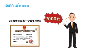 2023年7月份?；C辦一個得多少錢？ 需要7000元